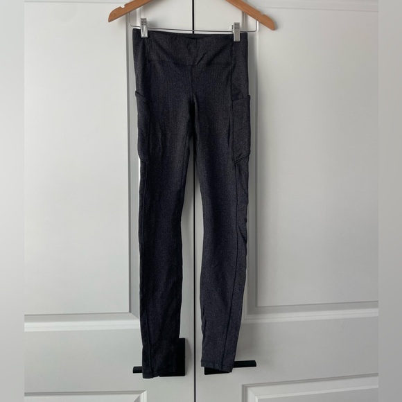 Lululemon Speed Up Tight 28" Power Luxtreme Variegated Knit Black Heather - Picture 13 of 16